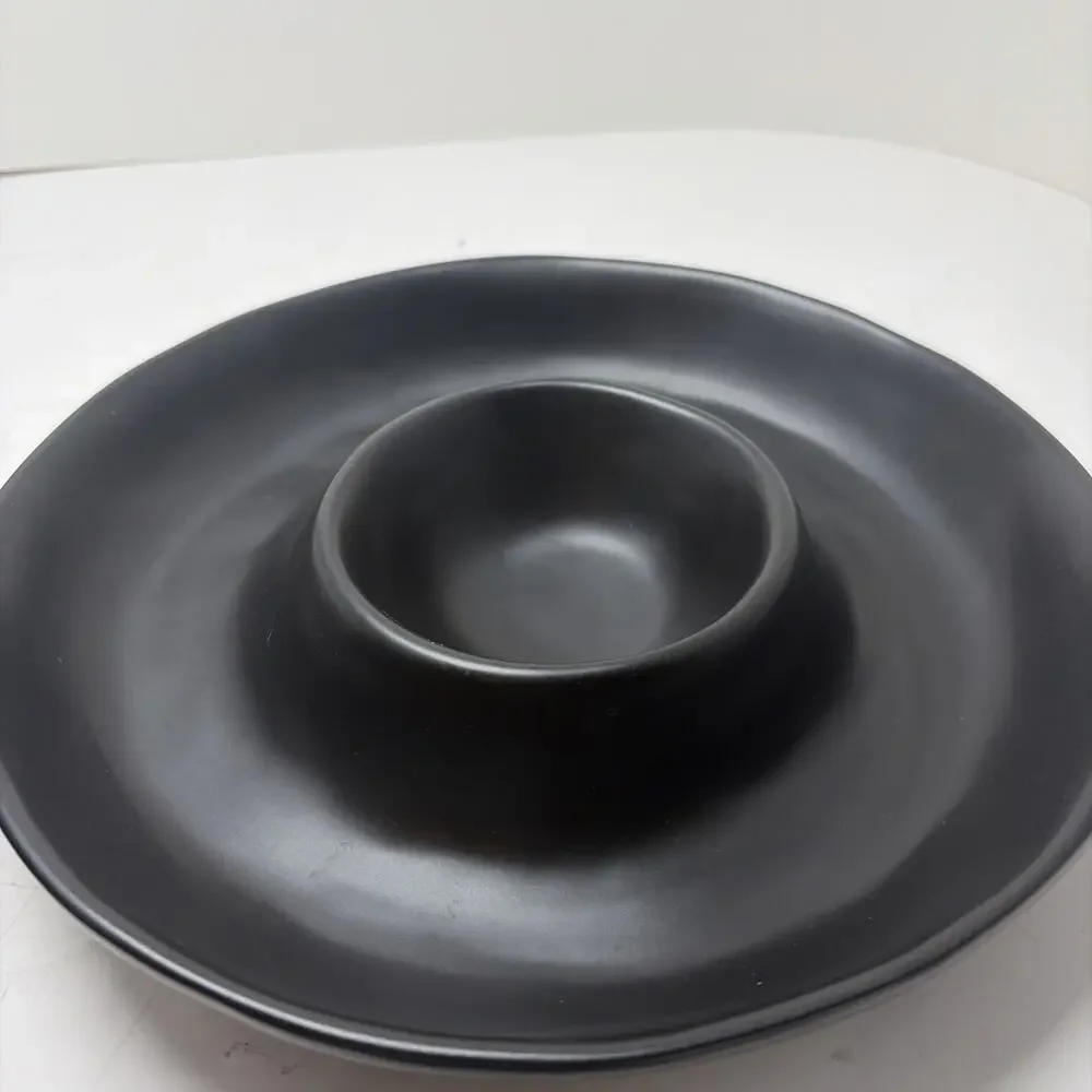 New Rae Dunn Halloween Spooky Witch Hat Chip Dip Platter
